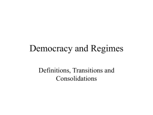 Democracy and Regimes