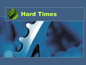 Hard Times - TeacherWeb
