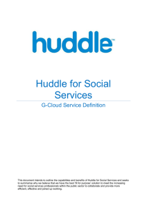 Huddle for Social Services