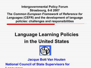 Support for Language Learning