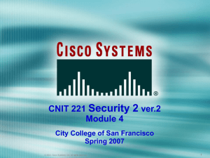 Configure Pre-Shared Key - City College of San Francisco
