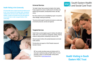 HV_Info_leaflet - South Eastern Health and Social Care Trust