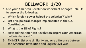 Revolutions in South America
