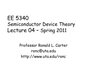 Semiconductor Device Theory