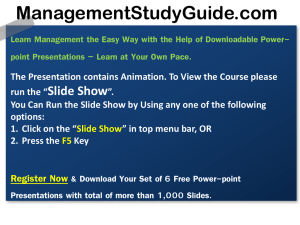 Business Communication - Management Study Guide