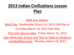 2013 Indian Civilizations Lesson Plan Date your papers