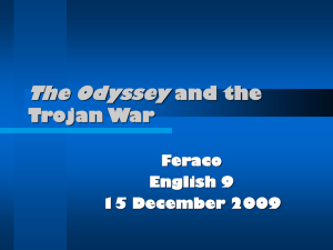 The Odyssey and the Trojan War