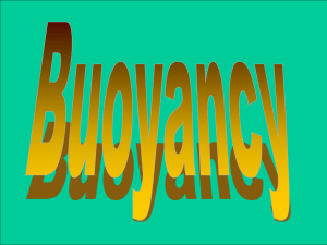 Buoyancy PPT