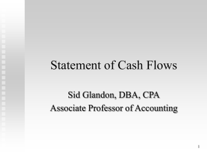 c21glandon, The Statement of Cash Flows