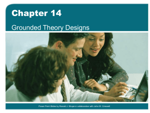 grounded theory design