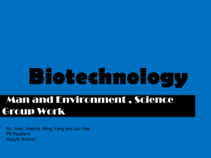 Biotechnology - p6gesci-2013