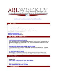 ABL & PUBLIC POLICY News - Empire State Restaurant and Tavern