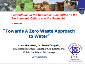 Presentation to the Oireachtas Committee on the Environment