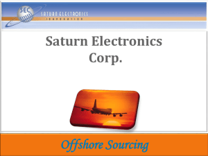 Overview - Saturn Electronics Corporation
