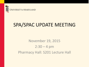 SPAC Updates 4th Quarter 2015