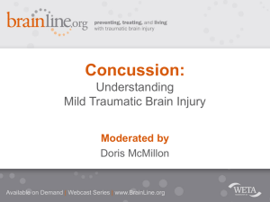 "Concussion: Understanding Mild Traumatic Brain