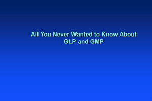 GLP/GMP