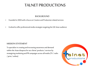 Client Details - TalNet Productions and Media Services