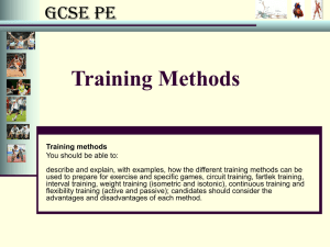 Methods of Training PPT