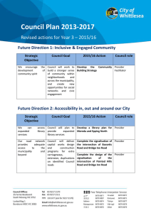 Council Plan 2015-16 Revised Actions