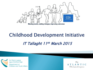 Presentation - Childhood Development Initiative