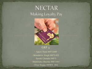 NECTAR Making Loyality Pay