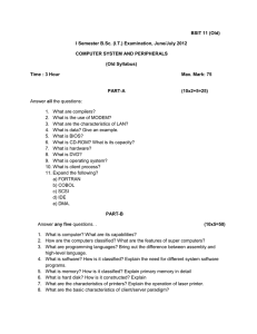 BSIT 11 (Old) I Semester B.Sc. (I.T.) Examination, June/July 2012