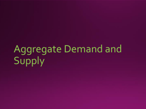 Aggregate Demand and Supply - PowerPoint Presentation