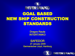 Goal Based New Ship Construction Standards