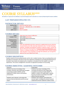 course syllabus ©2015 - Webster University Vienna