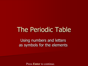 Wm The Periodic Table