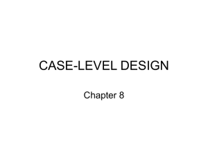 Chapter 08 Case Level Design