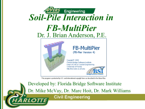 Soil-Pile Interaction in FLPIER