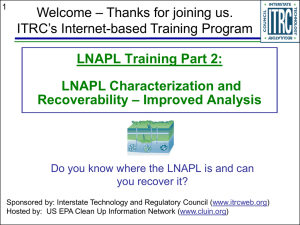 LNAPL Saturation - CLU-IN