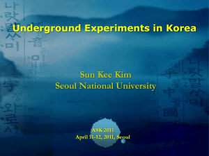 Sun Kee Kim - Center for Theoretical Physics, Seoul National
