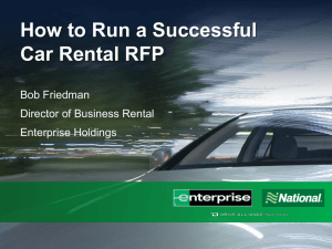 How to Run a Successful Car Rental RFP