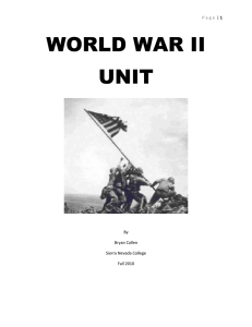 world war ii unit - education532portfolio