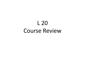 L20 Review