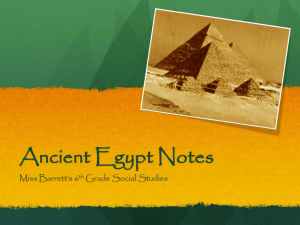 Guided Notes Presentation - Awesome Ancient Egyptians