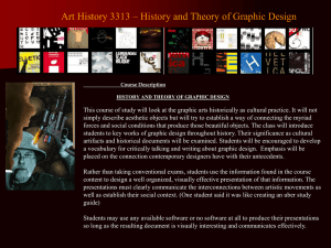 ART 3313 History and Theory of Design Syllabus