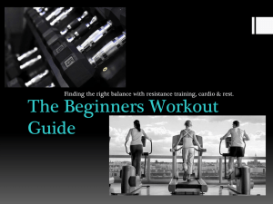 The Beginners Workout Guide