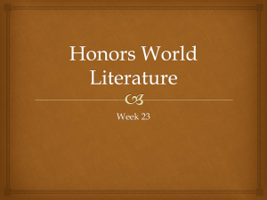 HWLit.Wk23.DNs - Honors World Literature