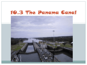 10.3 The Panama Canal