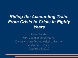 Role of Accounting in Global Financial Crisis: Research and Open