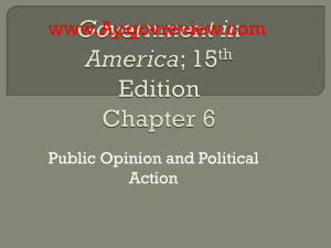 Government in America, Chapter 6