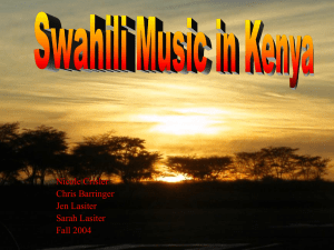 Swahili Music