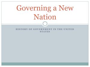 History of Government in the United States