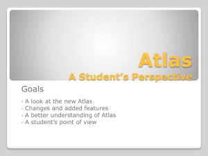 Atlas A Student*s Perspective