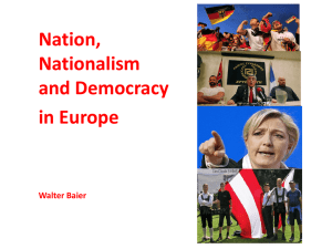 "The Left and the National Question before WWI" Presentation