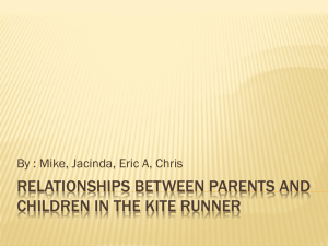 Relationships Between Parents and Children in The Kite Runner